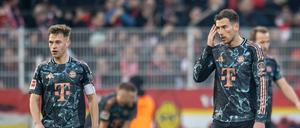 Glaubt nicht an zitternde Münchner: Joshua Kimmich (l).