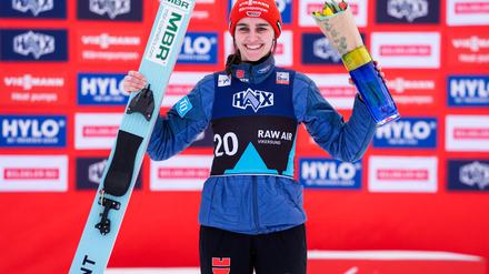Selina Freitag konnte beim Skiflug-Weltcup in Vikersund nicht noch einmal jubeln. 