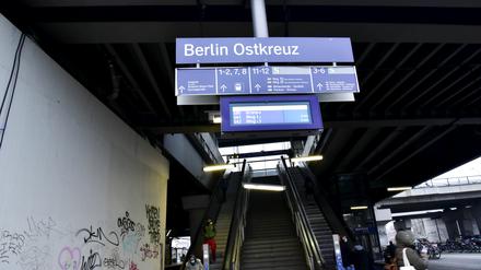 
Der Regional- und S-Bahnhof Ostkreuz in Berlin-Friedrichshain. (Archivbild)