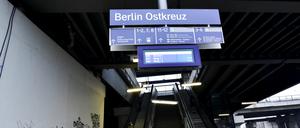 
Der Regional- und S-Bahnhof Ostkreuz in Berlin-Friedrichshain. (Archivbild)