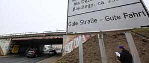 Die Brücke über den Horstweg muss neu gebaut werden. 