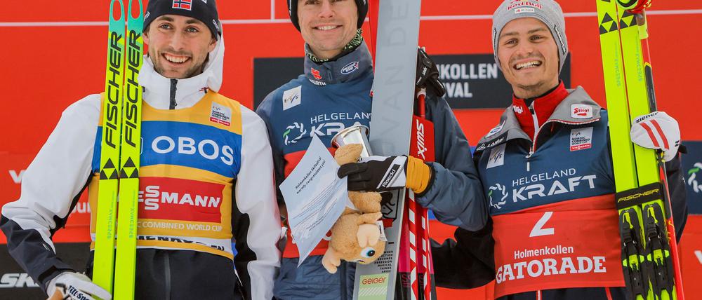 Geiger und Riiber kämpften ums Gelbe Trikot, doch der Norweger ist nun aus dem Rennen.