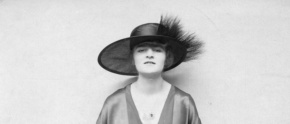 Anita Berber (1899-1928) auf einem Foto von 1918.