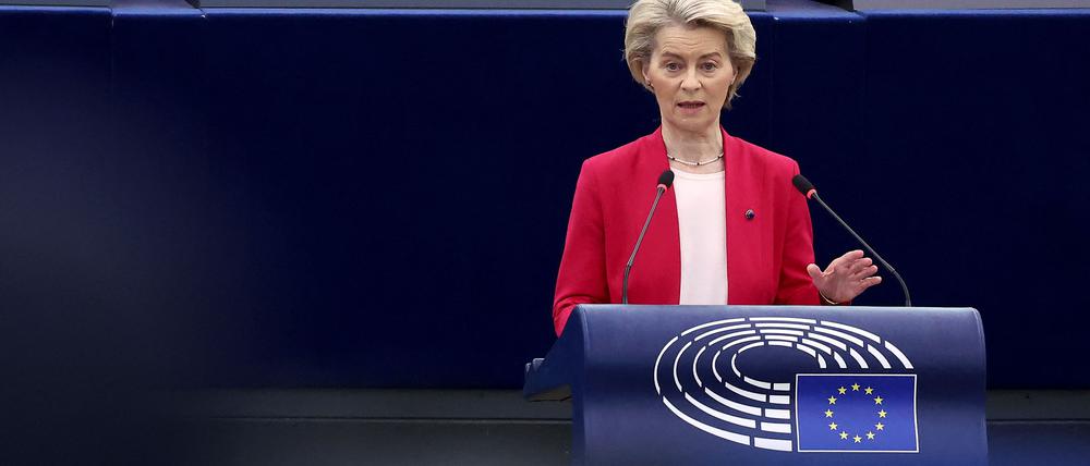 Kommissionspräsidentin von der Leyen arbeitet am Schutz der europäischen Industrie.
