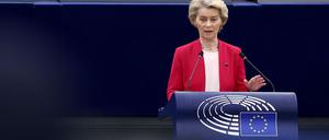 Kommissionspräsidentin von der Leyen arbeitet am Schutz der europäischen Industrie.