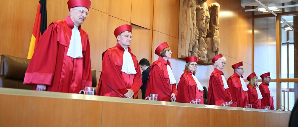 Der Zweite Senat des Bundesverfassungsgerichts.