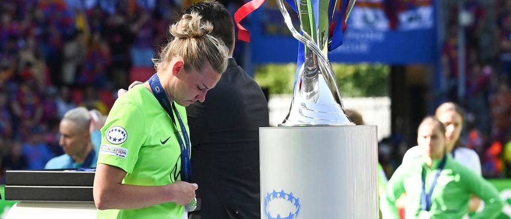 2023 verpasste Alexandra Popp im Finale gegen Barcelona den Champions-League-Titel knapp.