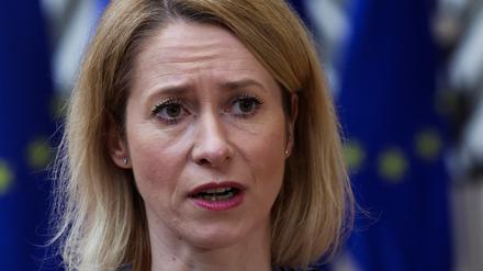 Die EU-Außenbeauftragte Kaja Kallas.