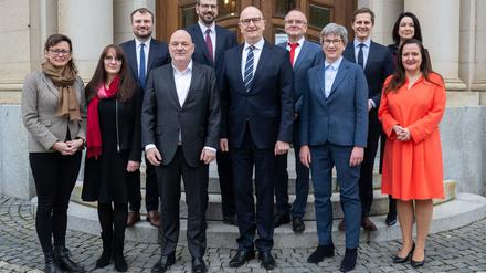 Die Brandenburger SPD/BSW-Landesregierung ist bald 100 Tage im Amt - die Opposition sieht das Bündnis kritisch. (Archivbild)