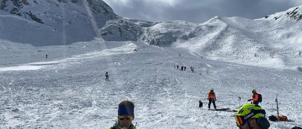 Die Bergretter rückten aus.