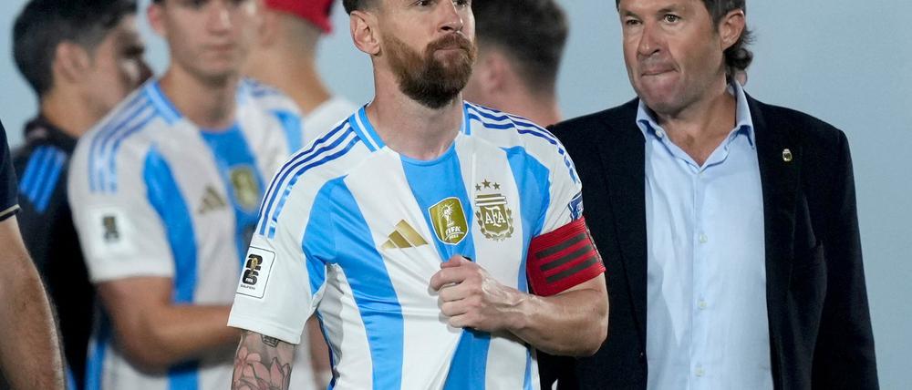 Nach einem Spiel seines Clubs Inter Miami klagte Messi über Muskelschmerzen.