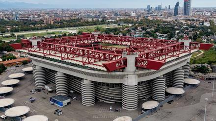 Das Giuseppe-Meazza-Stadion in Mailand gehört zu den ikonischsten im Weltfußball.