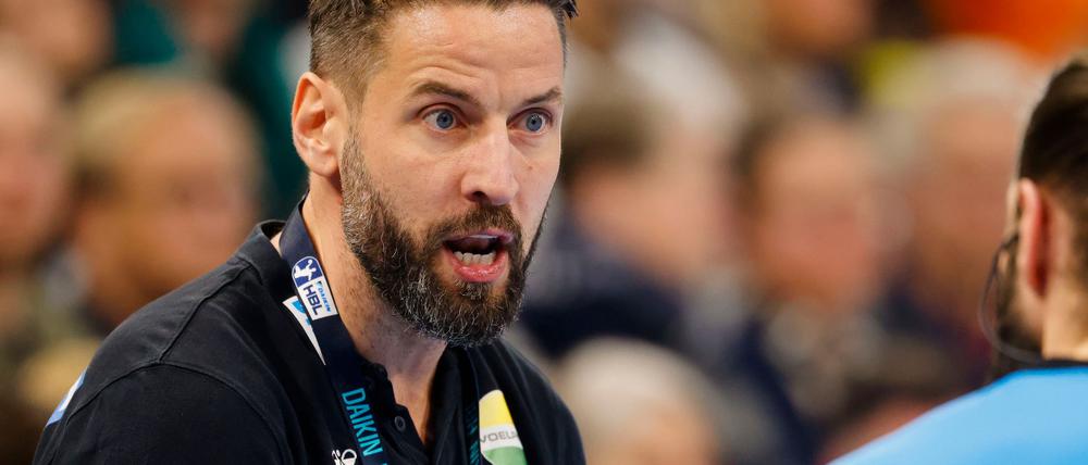 Bereit für das Spitzenspiel gegen Berlin: Magdeburgs Trainer Bennet Wiegert.