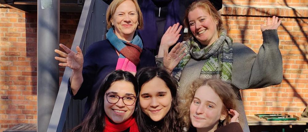 Das Aufstiegsteam der Frauen des SC Kreuzberg Schach.