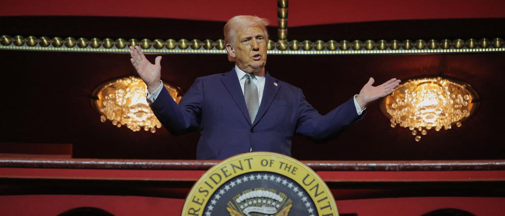 Die Umsetzung ist schwerer als erhofft: Im Wahlkampf versprach Donald Trump eine harte Migrationspolitik.