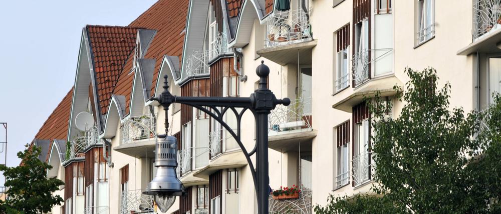 Die Schloßstraße in Charlottenburg.