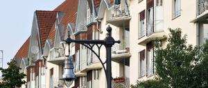 Die Schloßstraße in Charlottenburg. 