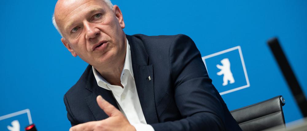 Bleibt auf Konsolidierungskurs: Berlins Regierender Bürgermeister Kai Wegner. (Archivbild)
