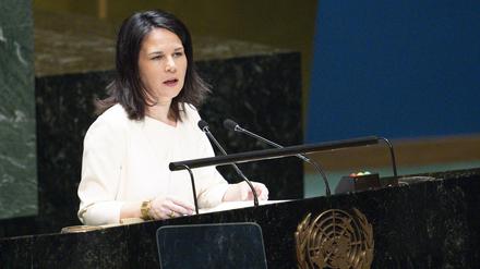 Außenministerin Annalena Baerbock soll nach ihrem Ausscheiden aus der Bundesregierung eine Top-Position bei den Vereinten Nationen in New York erhalten.