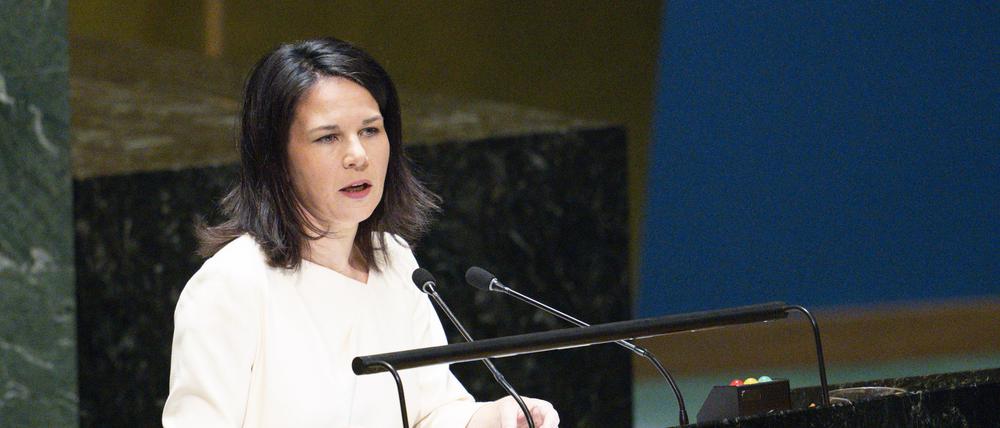 Außenministerin Annalena Baerbock soll nach ihrem Ausscheiden aus der Bundesregierung eine Top-Position bei den Vereinten Nationen in New York erhalten.