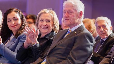 „Ich liebe die Politik“, sagte Bill Clinton in Berlin,  
