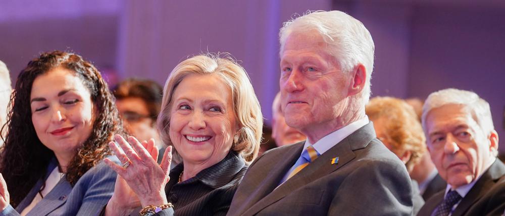 „Ich liebe die Politik“, sagte Bill Clinton in Berlin,