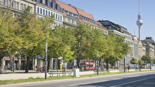 Straßenansicht Unter den Linden, Mitte, Berlin, Deutschland *** Street view Unter den Linden, Mitte, Berlin, Germany