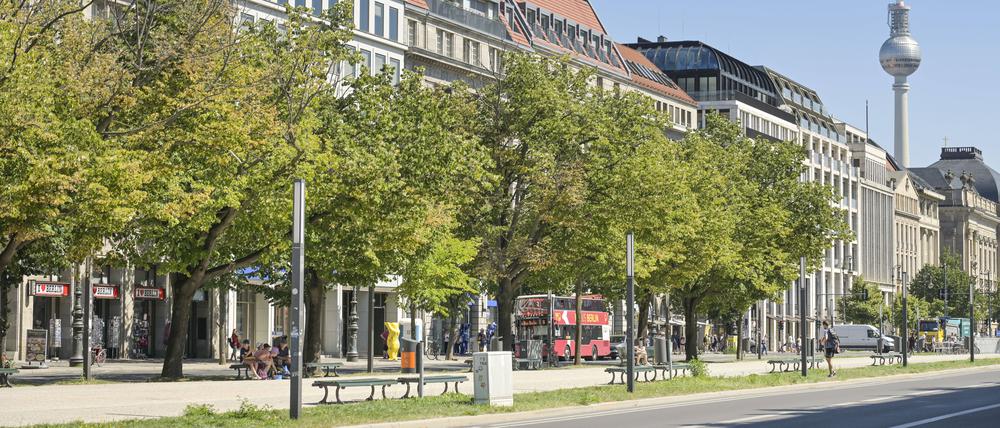 Straßenansicht Unter den Linden, Mitte, Berlin, Deutschland *** Street view Unter den Linden, Mitte, Berlin, Germany