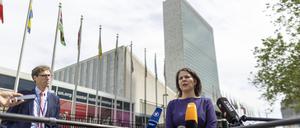  Annalena Baerbock bei den Vereinten Nationen in New York