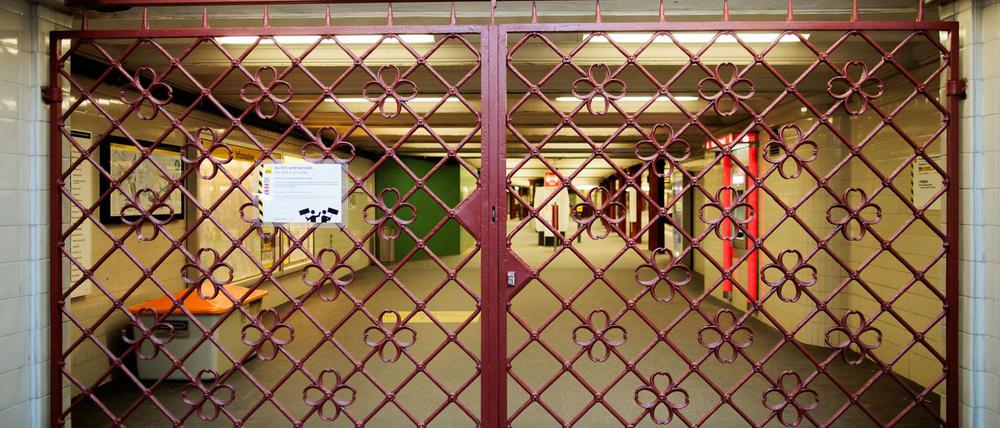 Die U-Bahn-Stationen in der Hauptstadt sind auch heute und morgen wieder dicht. (Archivbild)