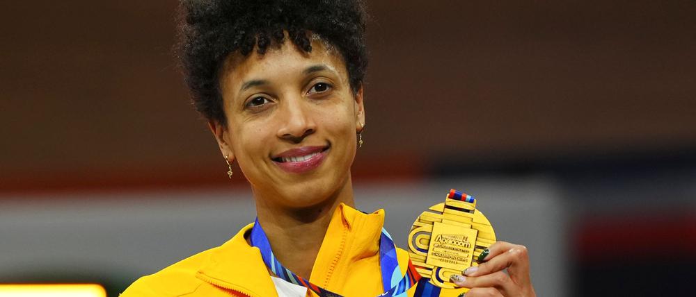 Wird in Nanjing nicht um Medaillen springen: Olympiasiegerin Malaika Mihambo.