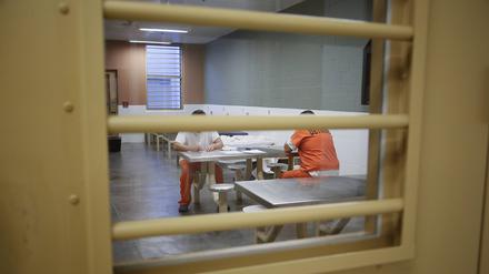 Insassen im „Otay Mesa Detention Center“, ein US-Abschiebegefängnis in San Diego.