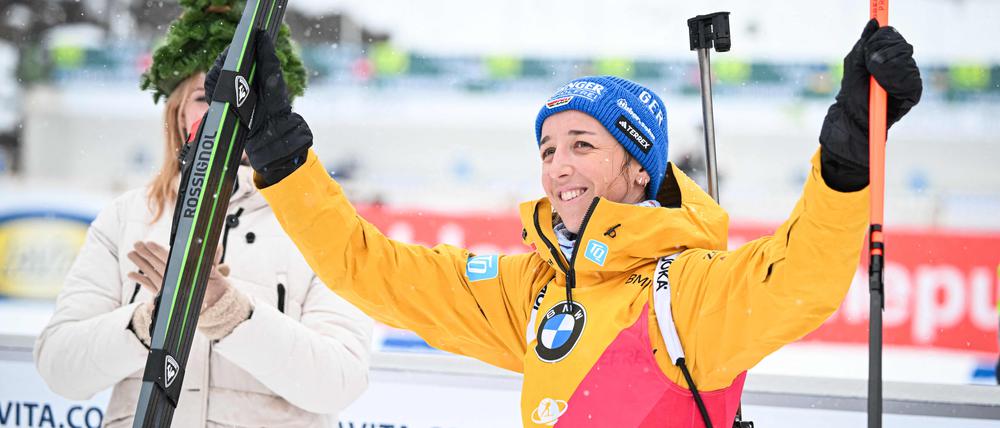 Für Franziska Preuß läuft es in dieser Saison blendend.
