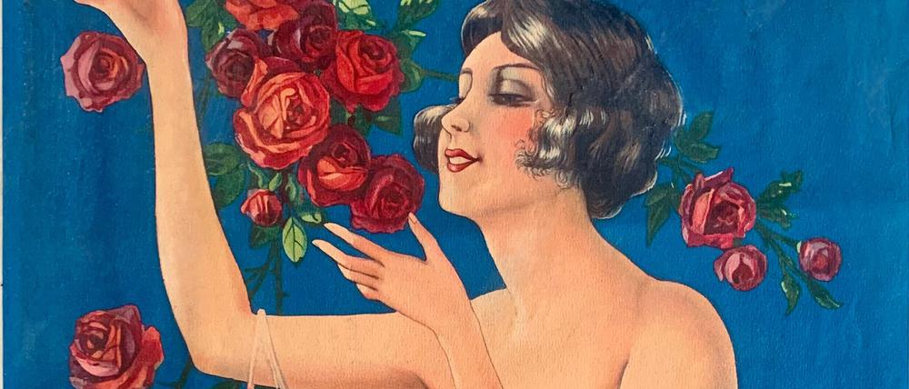 Das Rosenparfüm war vor hundert Jahren schon ein Verkaufsschlager – jetzt gibt es eine Neuauflage. Die Schauspielerin Edmonde Guy stand Modell.