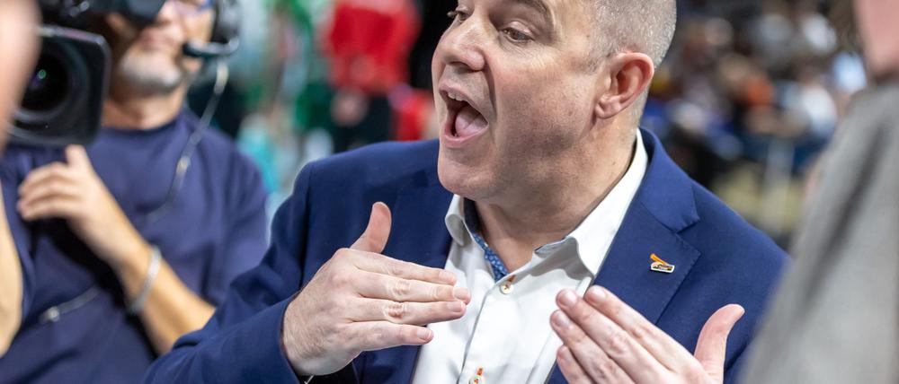 Volleys-Trainer Joel Banks bleibt langristig bei den Berlinern.