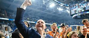 Joel Banks beim Sieg des Pokalfinales.