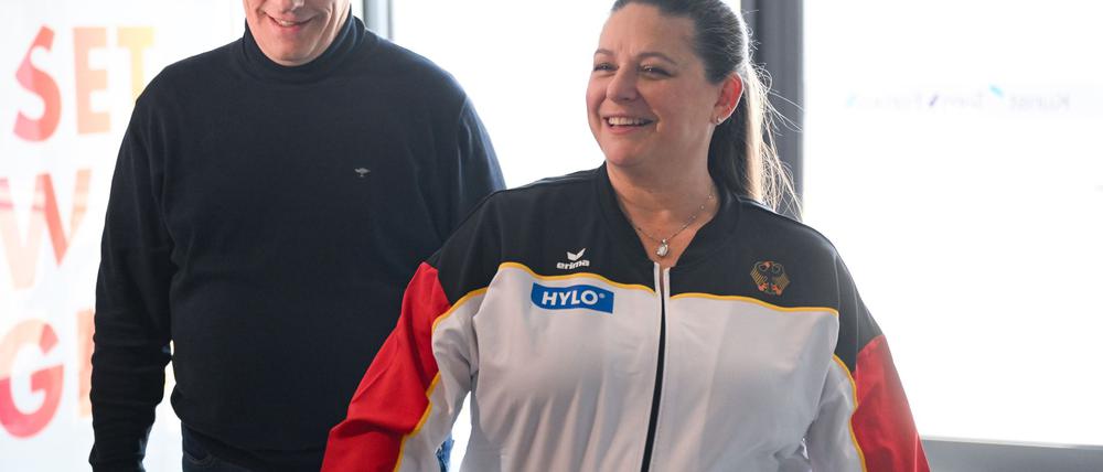 Toptrainerin Aimee Boorman geht die Arbeit in Stuttgart voller Euphorie an.