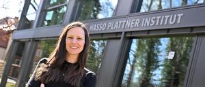 Monika Frech leitet seit Januar die D-School am Hasso-Plattner-Institut in Potsdam. 