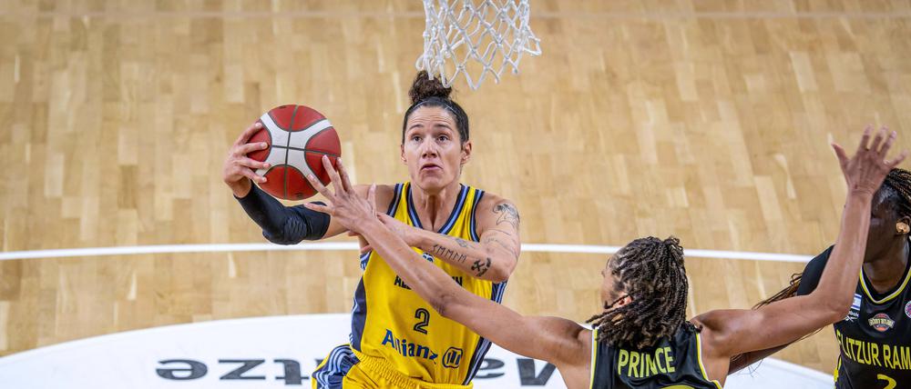 Stefanie Grigoleit spielte in dieser Saison mit Alba erstmals im Eurocup.