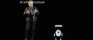 Nvidia CEO Jensen Huang delivers the keynote for the Nvidia GPU Technology Conference (GTC) at the SAP Center in San Jose, California, U.S. March 18, 2025.  REUTERS/Brittany Hosea-Small