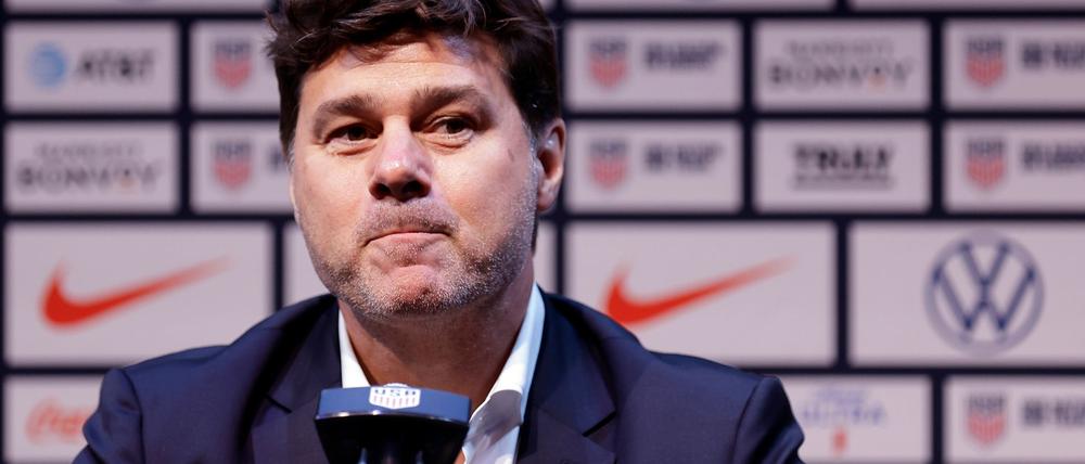Nationalcoach Mauricio Pochettino spricht vor der WM über die Erwartungshaltung von Donald Trump.