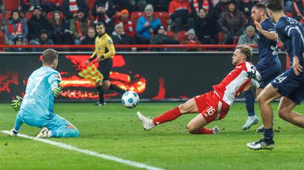 Benedict Hollerbach hatte im Hinspiel für Union Berlin getroffen. 
