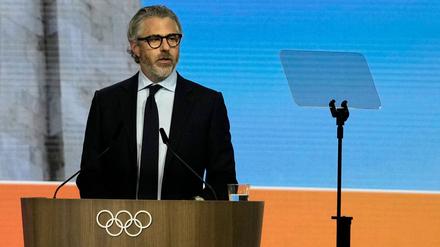 Organisationschef Casey Wasserman müht sich, Bedenken vor den Sommerspielen 2028 in Los Angeles zu zerstreuen.