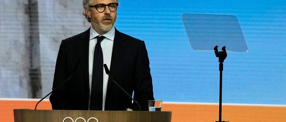 Organisationschef Casey Wasserman müht sich, Bedenken vor den Sommerspielen 2028 in Los Angeles zu zerstreuen.