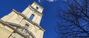 Der wiederaufgebaute Turm der Garnisonkirche in Potsdam
