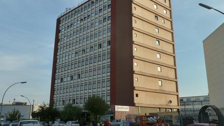 Das einst fensterlose Hühnerhochhaus im Boschweg 13 wurde schon in den 1970ern zum Bürohaus umgebaut.