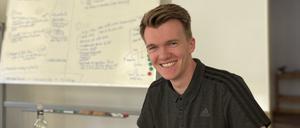 Luca Piwodda ist Bürgermeister in Gartz (Oder).