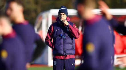 Am Freitag trifft Thomas Tuchel mit England auf Albanien.