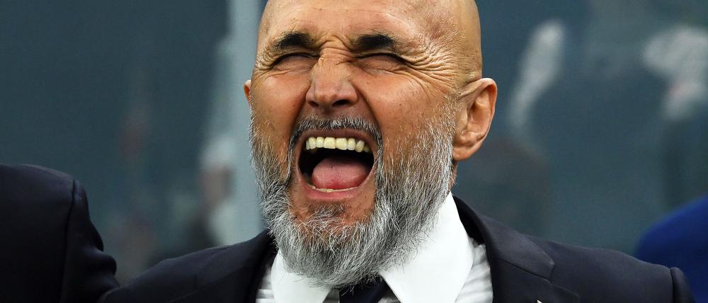 Italiens Trainer Luciano Spalletti hat noch Hoffnung fürs Rückspiel.