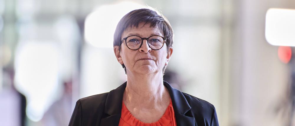 Saskia Esken ist seit 2019 Co-Parteivorsitzende der Sozialdemokratischen Partei Deutschlands.